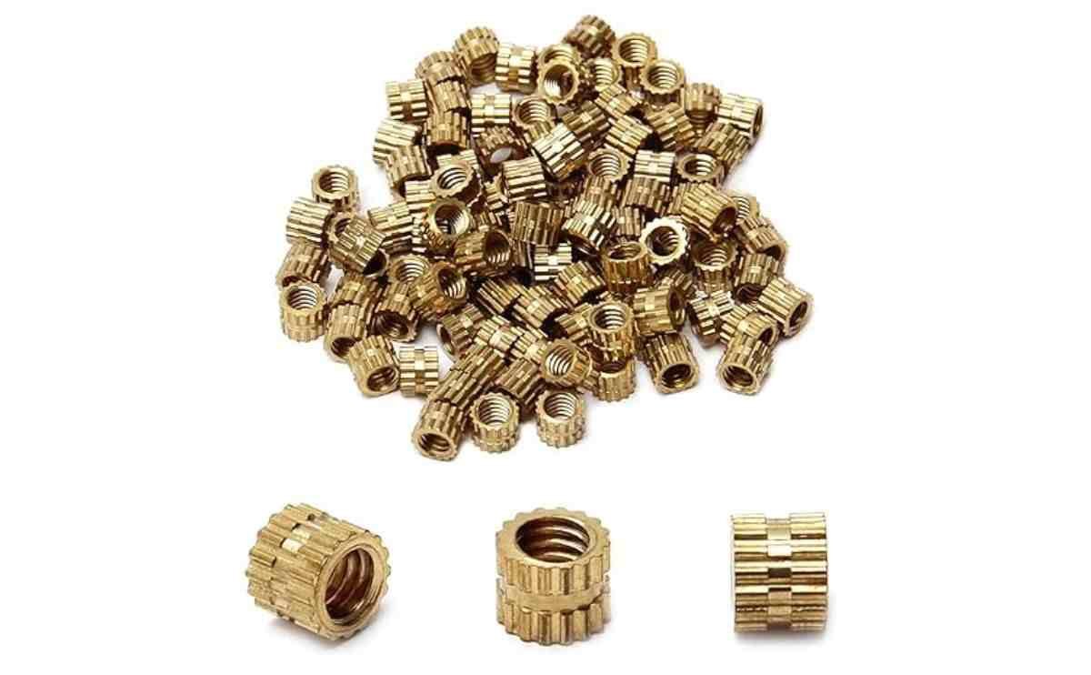 Brass Insert M4x6mm Heat Set Threaded Insert Nut for 3D Printing, Plastic Parts & DIY Projects - Image 2